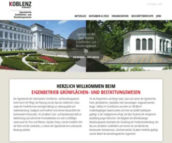 Koblenzer-Stadtgruen-Friedhoefe.de(Und Bestattungswesen) Screenshot