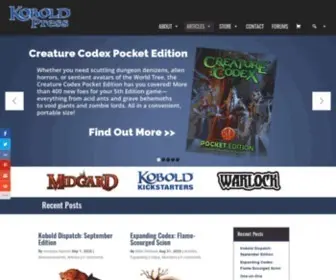 Koboldpress.com(Kobold Press) Screenshot