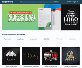 Kobowork.com(Unlimited Logos) Screenshot