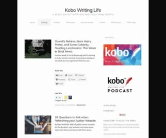 Kobowritinglife.com(Kobo Writing Life) Screenshot