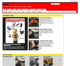 Kobreguide.com(KobreGuide to the Web's Best Multimedia & Video Journalism) Screenshot