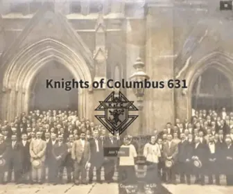 Koc631.org(Knights of Columbus 631) Screenshot