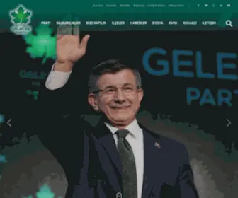 Kocaeligelecek.com(Gelecek Partisi Kocaeli) Screenshot