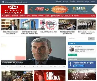 Kocaelimanset.com(Kocaeli Manşet Gazetesi) Screenshot