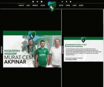 Kocaelispor.org.tr(Anasayfa) Screenshot