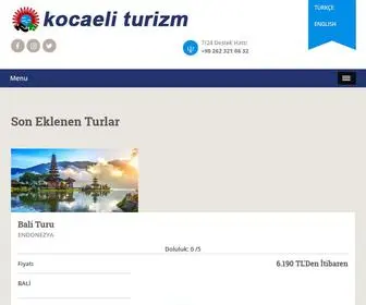 Kocaeliturizm.com.tr(Kocaeli Turizm Seyahat Acentesi Ltd) Screenshot