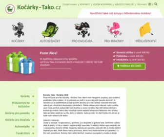 Kocarky-Tako.cz(Kočárky) Screenshot