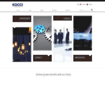 Koccigroup.com(Home) Screenshot