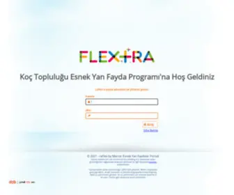 KocFlextra.com(Log in) Screenshot