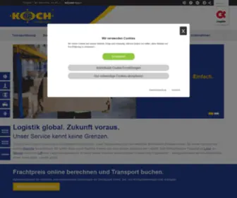 Koch-International.de(Koch International Osnabrück) Screenshot