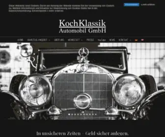 Koch-Klassik.de(Oldtimer Heilbronn) Screenshot