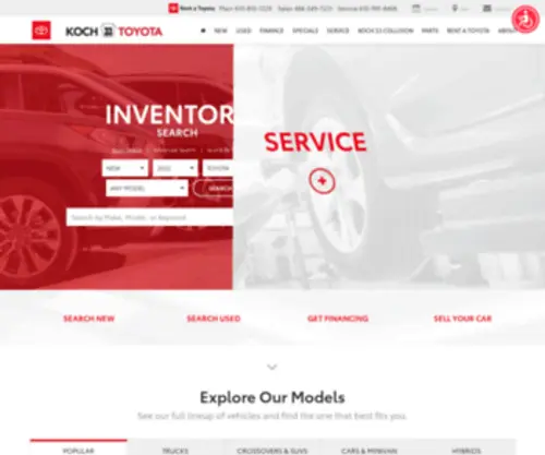 Koch33Toyota.com(Koch 33 Toyota) Screenshot
