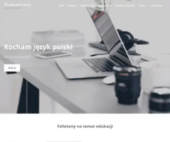 Kochamjp.pl(Wiersze, lektury, opracowania, interpretacje) Screenshot