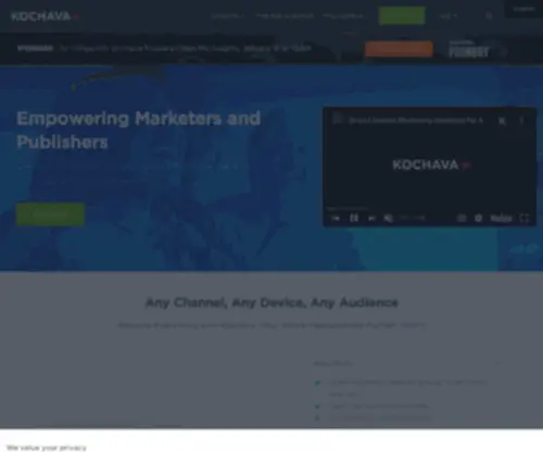 Kochava.com(Mobile App Marketing Attribution) Screenshot