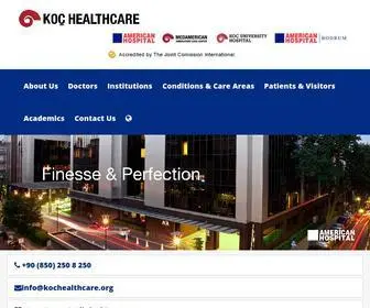 Kochealthcare.org(Koç) Screenshot
