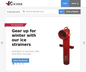 Kochek.com(Fire Equipment) Screenshot