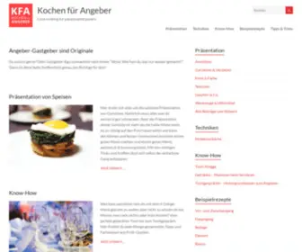 Kochen-Fuer-Angeber.de(Willkommen im Club) Screenshot