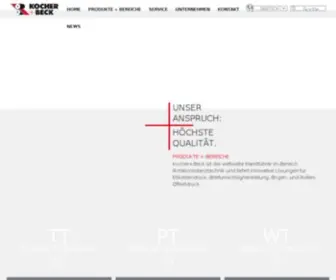 Kocher-Beck.com(Heißprägen) Screenshot