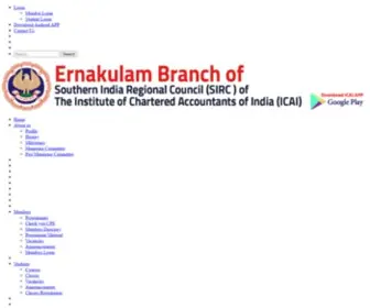 Kochiicai.org(Ernakulam Branch of SIRC of ICAI) Screenshot