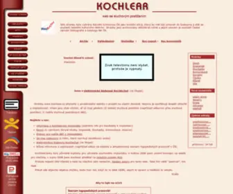 Kochlear.cz(Webík) Screenshot