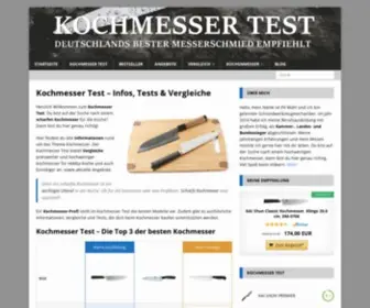 Kochmesser-Tests.de(Kochmesser Test 2020 II❶II Top 10 Vergleich) Screenshot