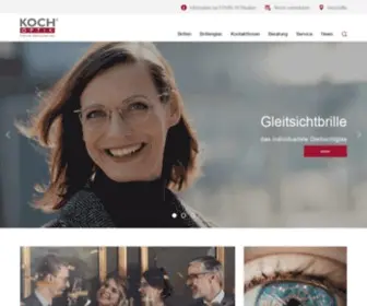 Kochoptik.ch(Brillen, Sonnenbrillen, Kontaktlinsen vom Spezialisten) Screenshot