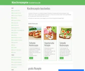 Kochrezepte-Kostenlos.de(Rezepte-kostenlos.de Kochrezepte und Backrezepte kostenlose Rezepte) Screenshot