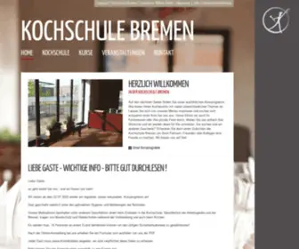 Kochschule-Bremen.de(Kochschule Bremen) Screenshot