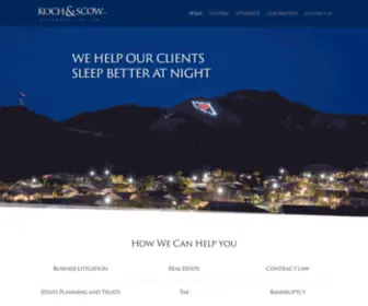 Kochscow.com(Las Vegas Real Estate) Screenshot