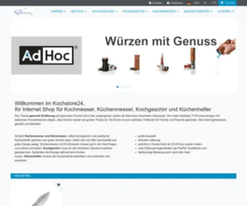Kochstore24.de(Weinaccessoires) Screenshot