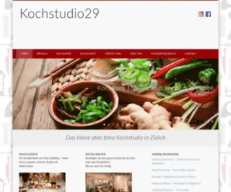 Kochstudio29.ch(Einfach kochen) Screenshot