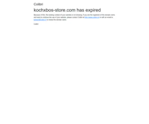 KochXbos-Store.com(KochXbos Store) Screenshot