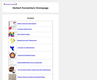 Kociemba.org(Kociemba's) Screenshot