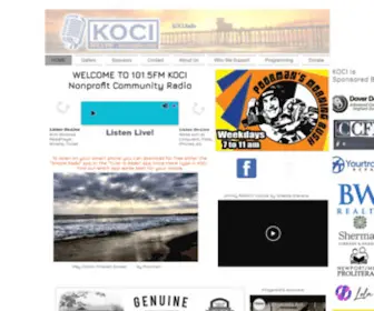 Kociradio.com(Orange County's Community Radio Station) Screenshot