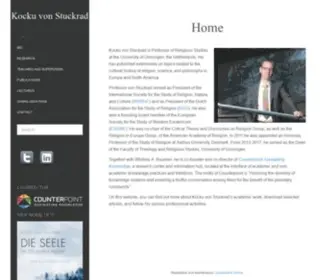 Kockuvonstuckrad.com(Kocku von Stuckrad) Screenshot