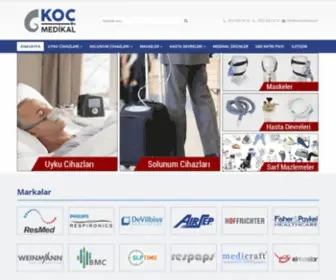 Kocmedical.com(Koç Medikal) Screenshot