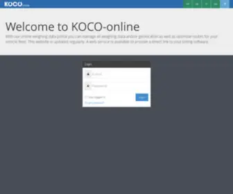 Koco.online(Digitales Fahrzeugmanagement) Screenshot