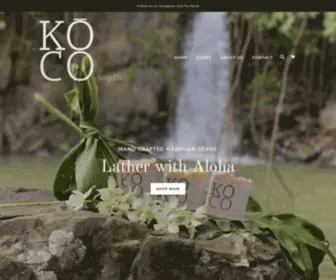 Kocohawaii.com(KŌCO Soap Co) Screenshot