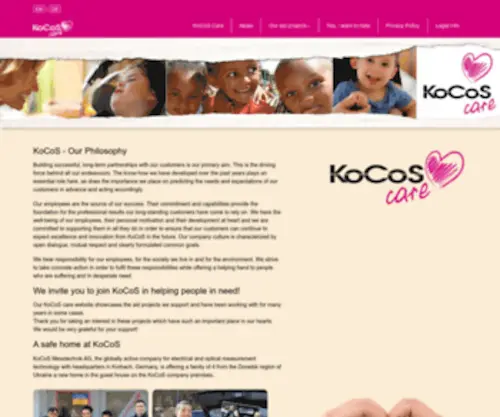 Kocos-Care.org(Kocos Care) Screenshot