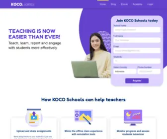 Kocoschools.com(All your digital assignments) Screenshot