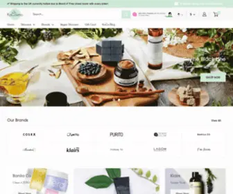 Kocosmo.com(Korean Skin Care) Screenshot