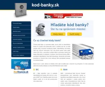 Kod-Banky.sk(Kódy bánk) Screenshot