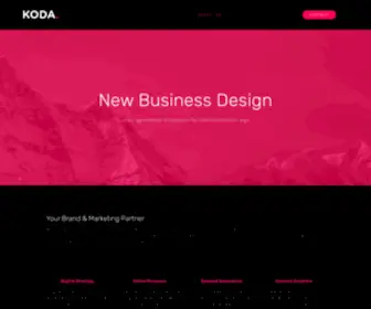 Koda.design(Digital Agency) Screenshot