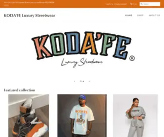 Kodafels.com(KODA'FE Luxury Streetwear) Screenshot