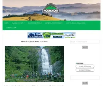 Kodai.com(Kodaikanal) Screenshot