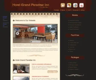 Kodaihotelparadiseinn.com(Hotel Room Accommodation at Kodaikanal) Screenshot