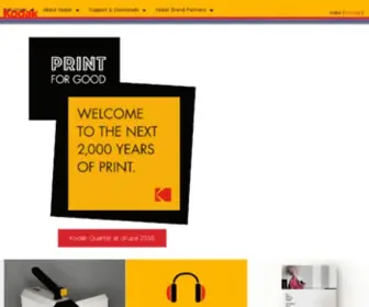 Kodak.co.in(Digital Printing Solutions) Screenshot