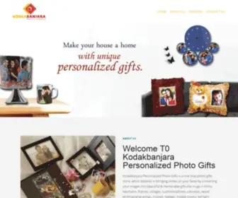 Kodakbanjara.com(Best Personalized photo gifts shop online in Hyderabad) Screenshot