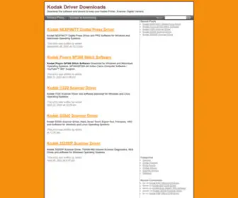 Kodakdriver.com(Kodak Driver Downloads) Screenshot