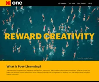 Kodakone.com(Reward Creativity) Screenshot